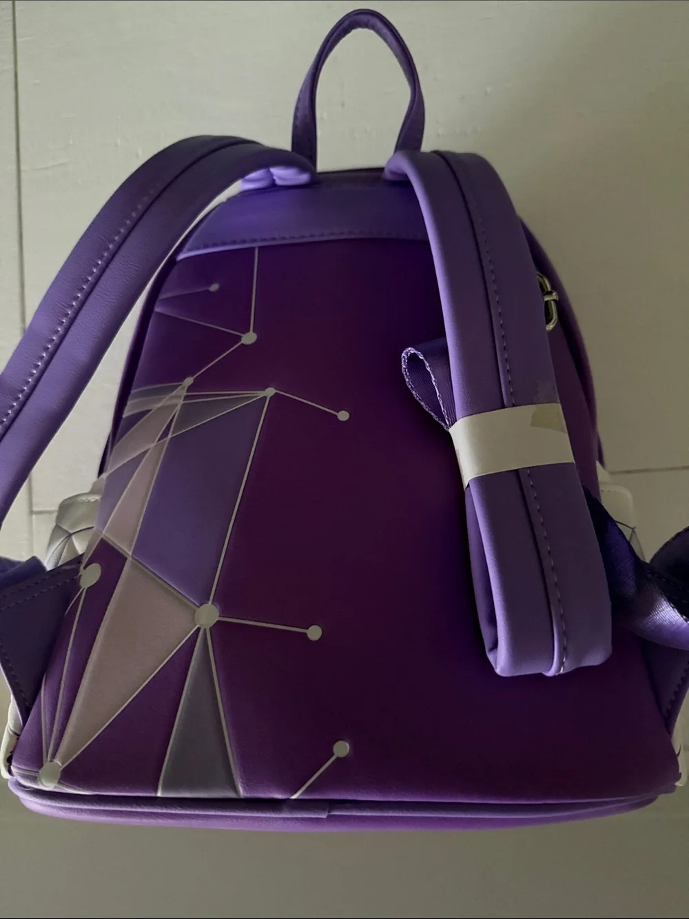 Loungefly Purple Geometric Mini Backpack